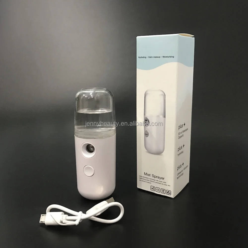 Portable Nano Mist Sprayer Mini 30ml Nano Mister USB Hand Facial Face Body Steamer Moisturizing Skin Care Humidifier