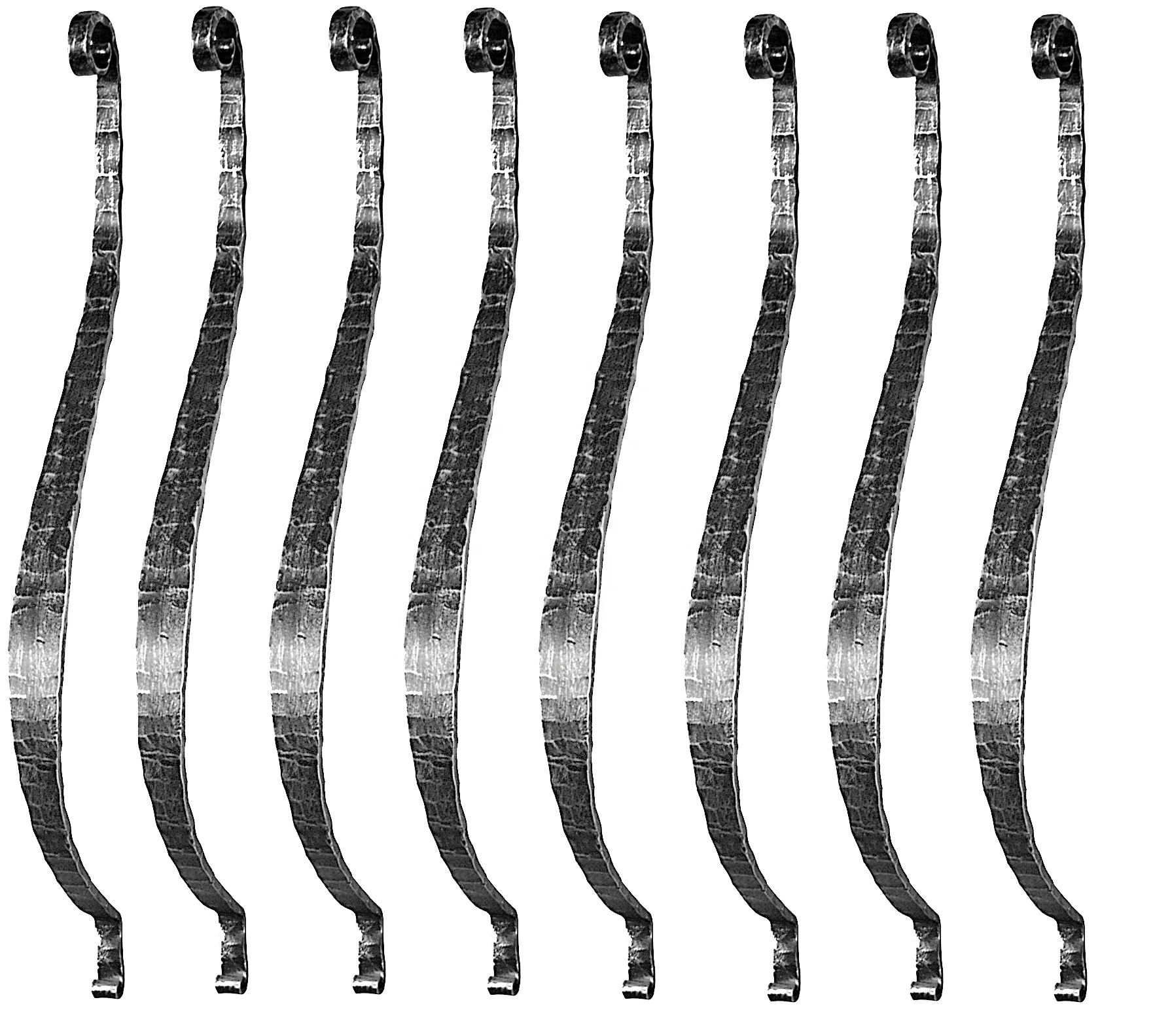 Iron windows Galvanized Powder Coated Security Decoration Window Guards Colorful Wrought Iron Gate and Fence Blacksmith Stairs