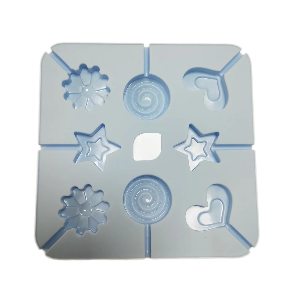 Refine Factory Silicone Lollipop Mold  with Stick Soft And Safe Cute Shape Fondant Mould For Chocolate Candy Cookie Making