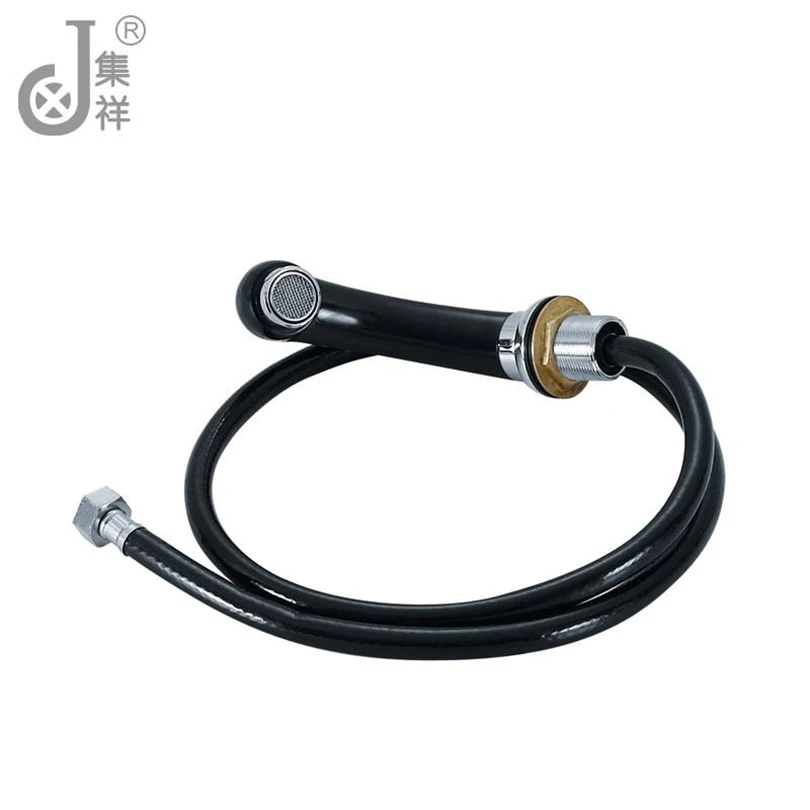 Wholesale Hose with Sprayer Backwash Unit Equipment Washing Shampoo Bowl Basin Sink Connect Barbershop Barber Shop Modern Black
