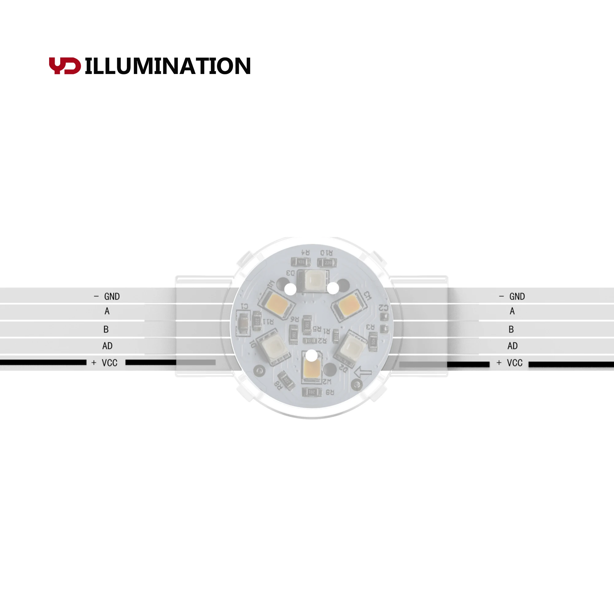 
hot selling bridge lighting programable led point light anti Shock IK10 