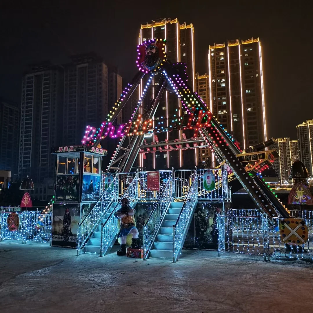 24 seats pirate ship newest design factory supply amusement park rides customized  pirate ship playground for sale