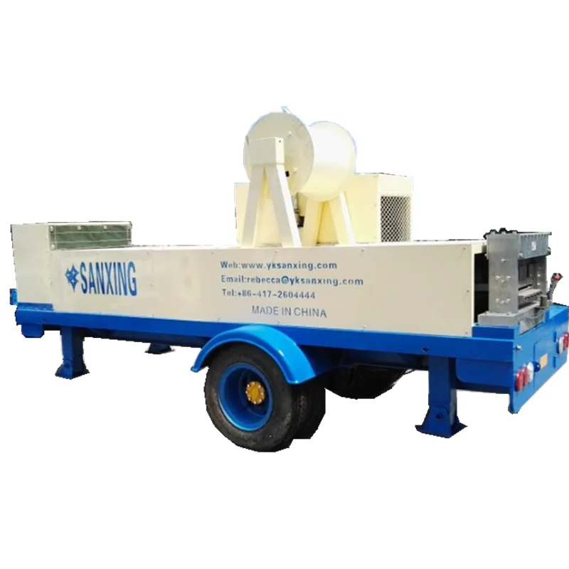 SX-KR-18 standing seam metal  roof tile zinc-plate steel coil workroom roof construction machine