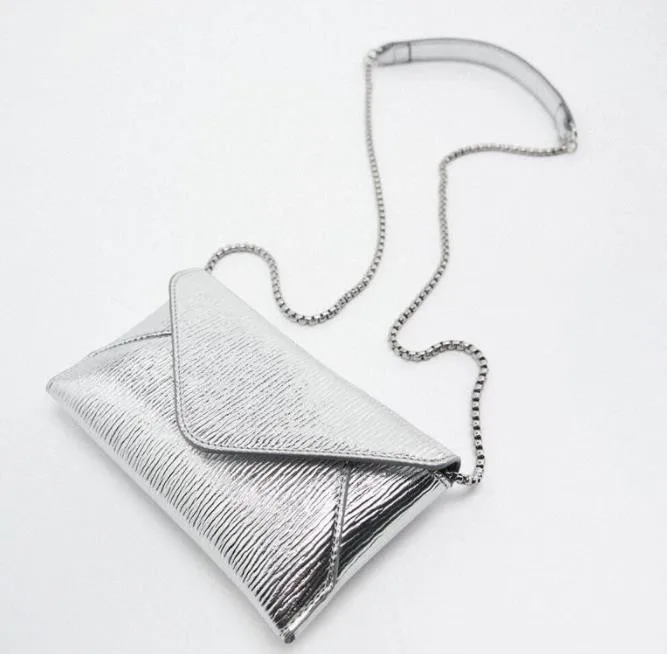 2023 factory wholesale pu leather bags women handbags ladies sling, new design golden lady mini handbags clutch envelope  custom