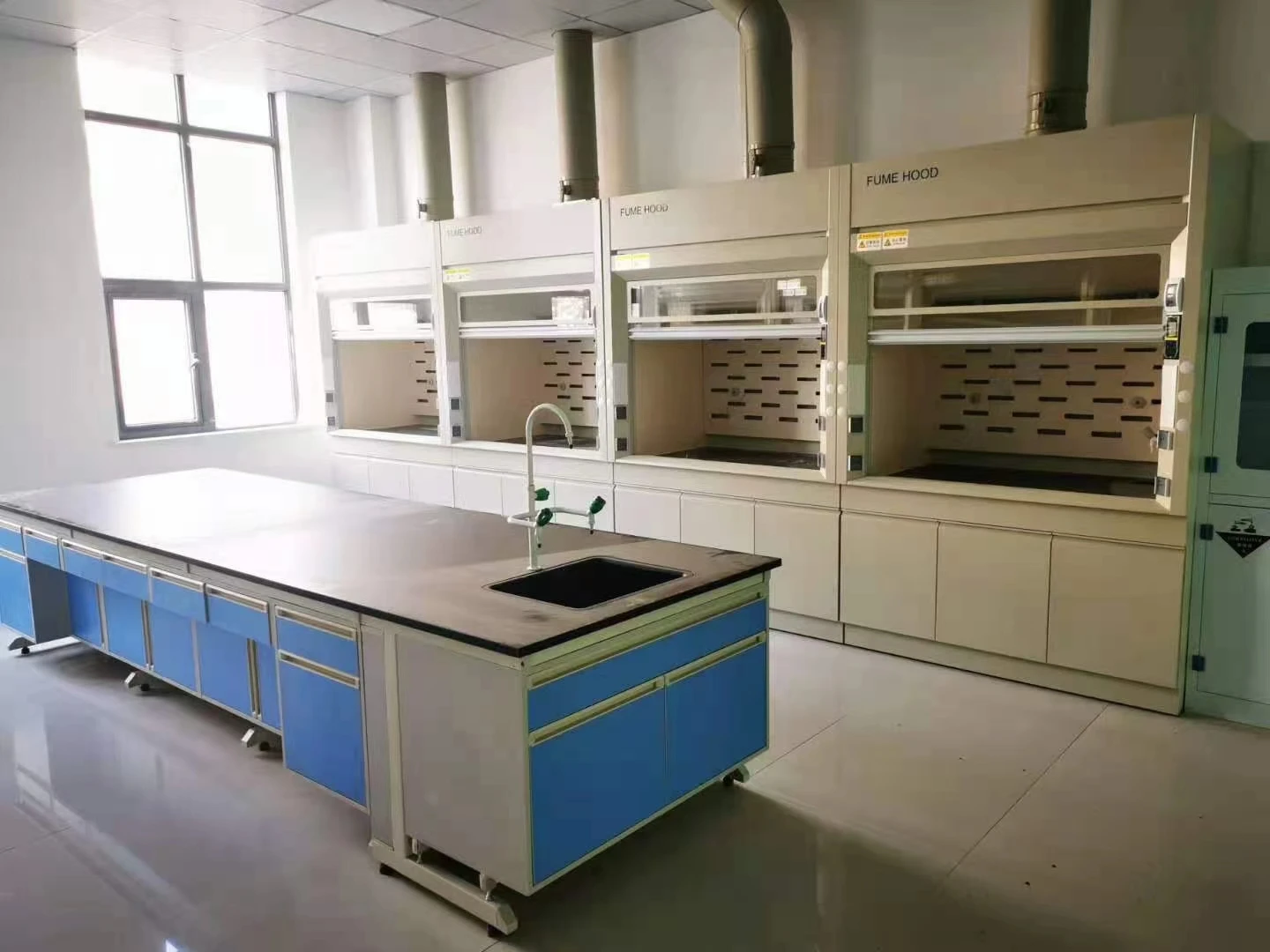 MKR medical stainless steel 304 purification lab biological safety cupboard laboratory fume hood cabinet