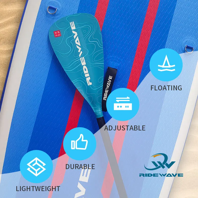 Premium Design Adjustable Compression System Aluminum Shaft wholesale Inflatable Stand Up Paddle Surf Aluminum Sup Paddle