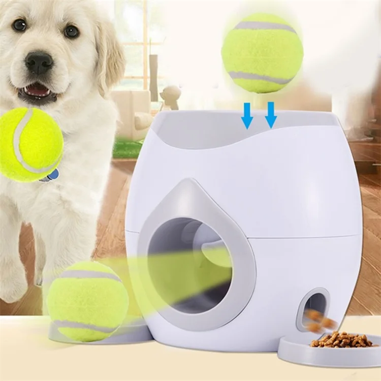 Luxury Designer Dog Toys Ball Machine Automatic Throwing Training Thrower Ball Launcher With Pet Ball