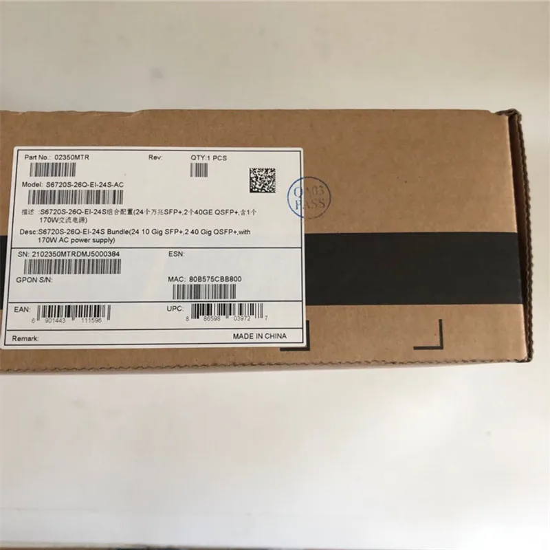 Original 24 Port Networking Switch S6720S-26Q-EI-24S-AC with Good Price