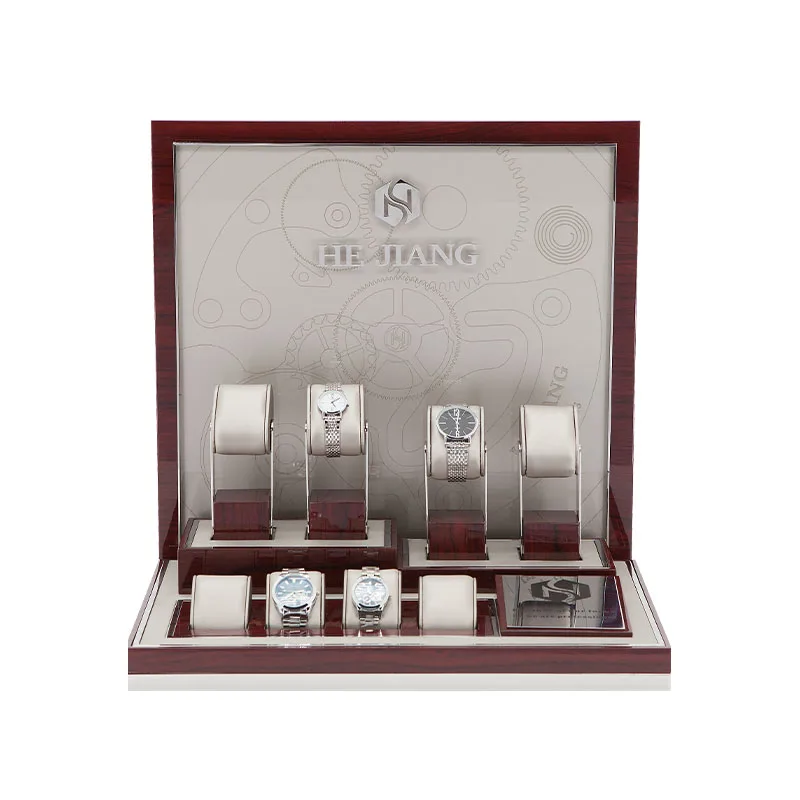 OEM/ODM Wood Watch Display Custom Wrist Watch Display Stands Luxury Watch Stand