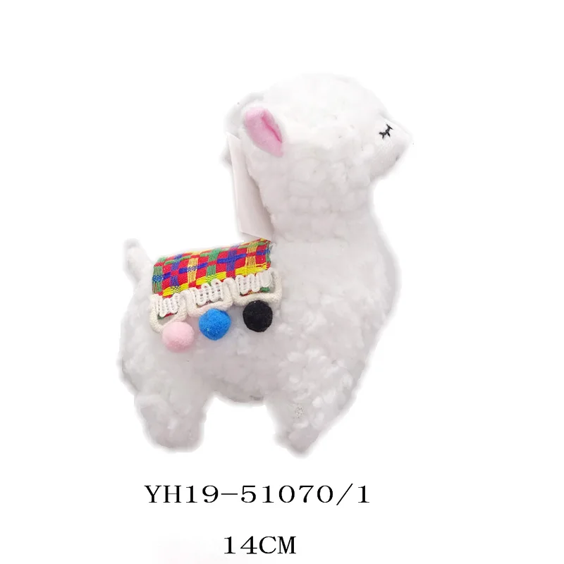 
10x15CM home decor easter mini llama doll easter decoration 2020 for gift 