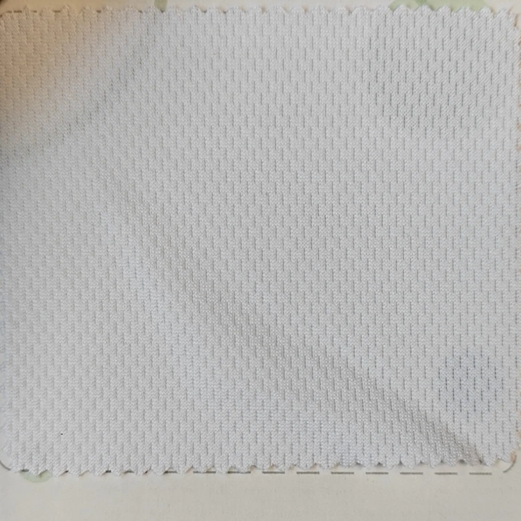 Dry-Fit RPET Birdeye Mesh Fabric GRS Honeycomb Close Hole Mesh Fabric