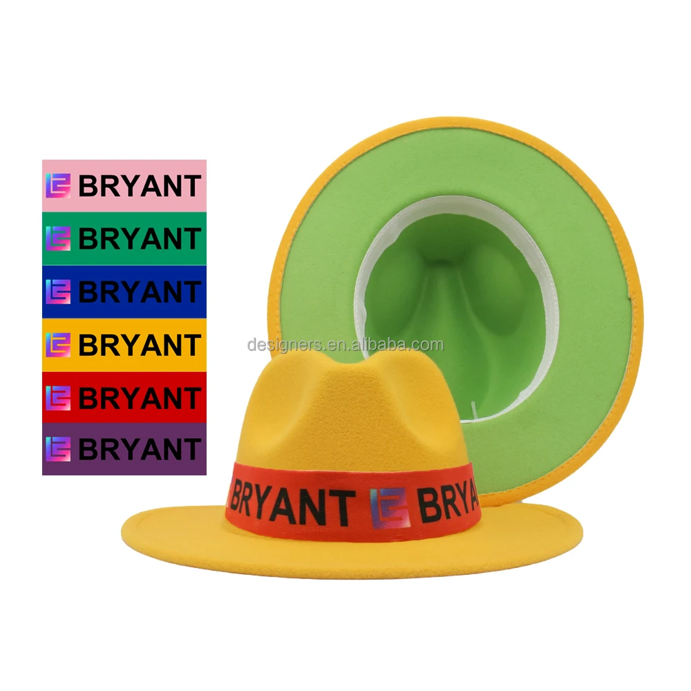 Шляпа Федора с логотипом на заказ, шерстяная шляпа с широкими полями для мужчин и женщин