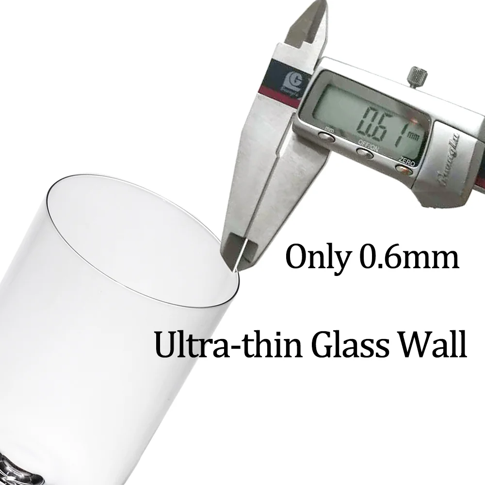 Handmade Luxury Clear Lead Free Crystal Wine Glasses Goblet ultra Thin Light weight Red white Wine Glass Set