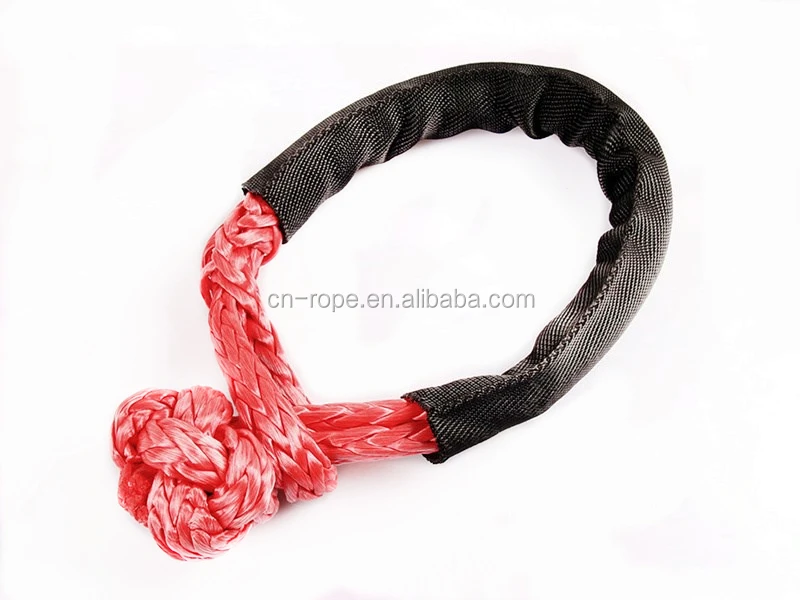 
large size UHMWPE soft shackle with chafe guard 