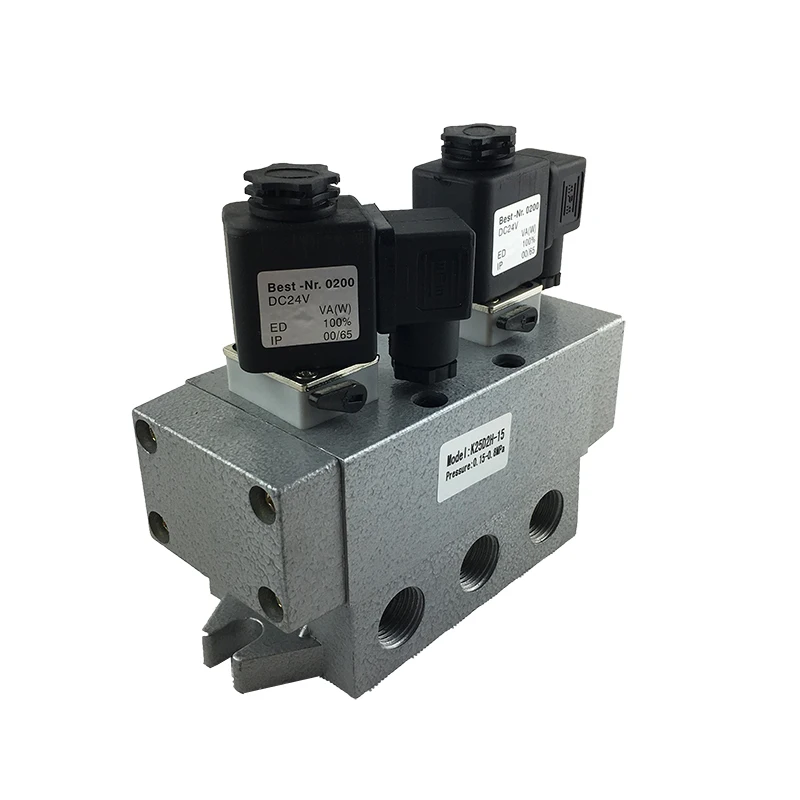 2/5 way K25D2-15 Sliding column type directional valve 1/2inch Safety solenoid valve