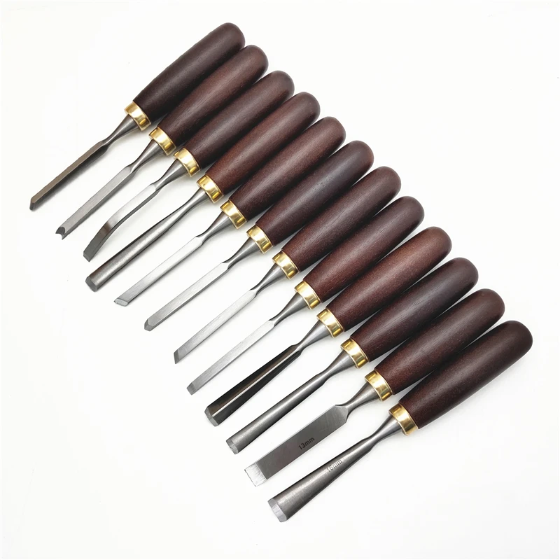 Premium 12pcs Crafting Chisel Tool Set For Wood Carving