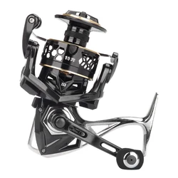 Strong Metal Frame Fishing Reel with Durable & Corrosion Resistant Stainless Steel Bearings Spinning Saltwater Fishing Reels