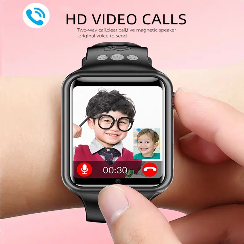 Mobile Phone Children Smartwatch Android 9.0 Student Video Call Kid 4G Smart Watch W5 for kids with Gps Positioning Wifi App