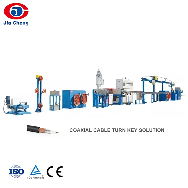 JIACHENG Copper Electrical Wire and Coaxial Cable Manufacturing Machinery Production Line Equipment