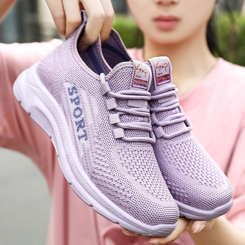 G-3601 Non slip lace up walking sneakers gym sport running women sports shoes for women flat shoes sport shoes sneakers