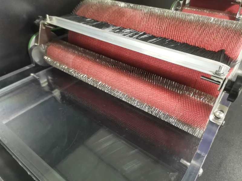 wool baby drum carder makes thick art yarn batts lightweight and portable travel carder