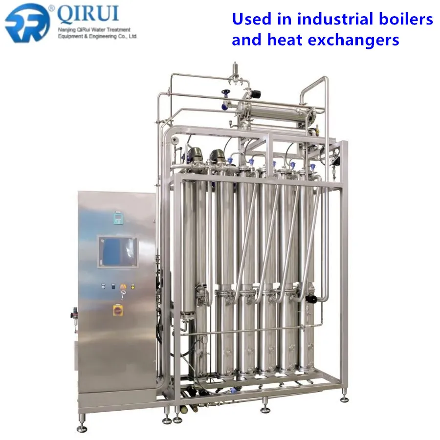 Stainless Steel  Distilled Pure Water Machine 100l/h Applicable To Pharmaceutical, Food, Beverage, Electronics
