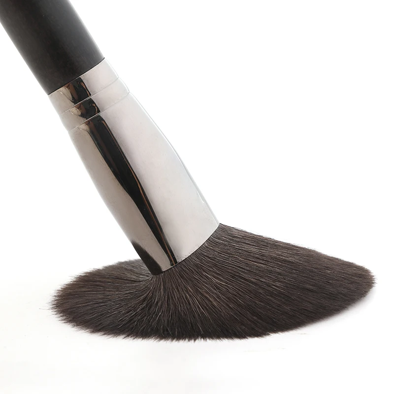 Best Goat hair cosmetics brush luxe pro makeup brushes kits best natural hair makeup brushes set 12 Pcs with bag