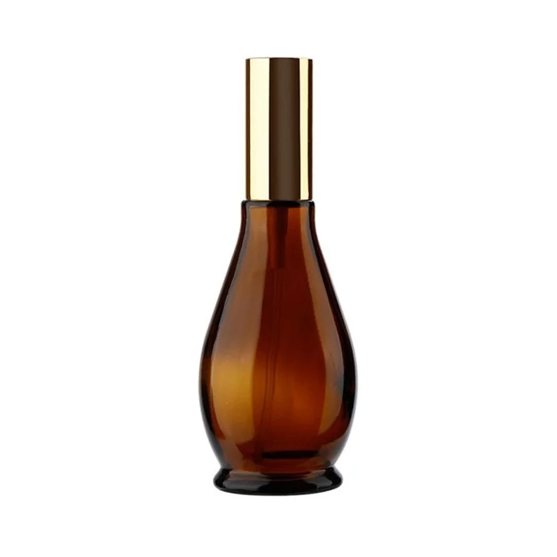 factory 10ml 20ml 30ml 50ml 100ml amber calabash gourd shaped essential oil glass bottle dropper bottle