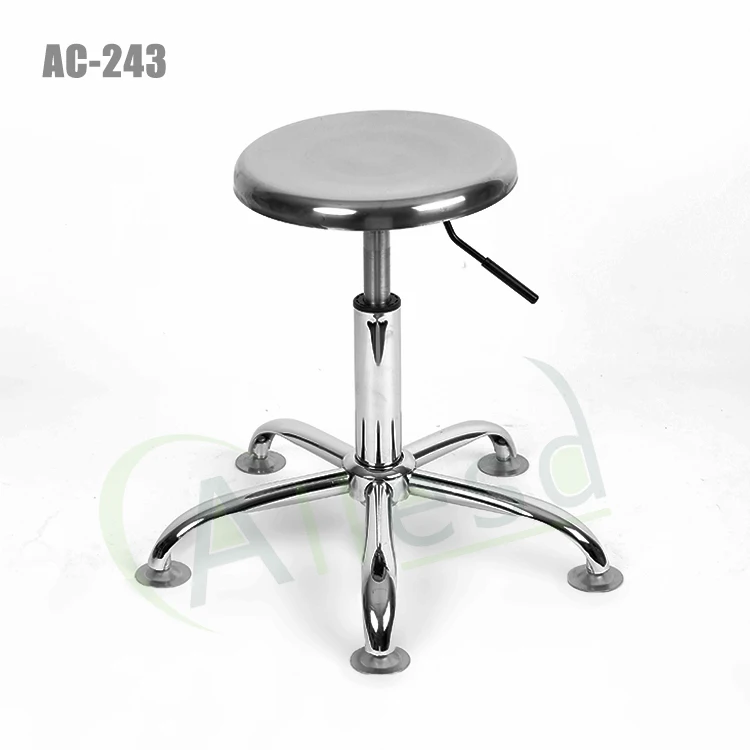 Good Price Wear Resistant Nylon Castors 5-Star Chrome Steel ESD Cleanroom Office Lift Industrial Ergonomic Chairs