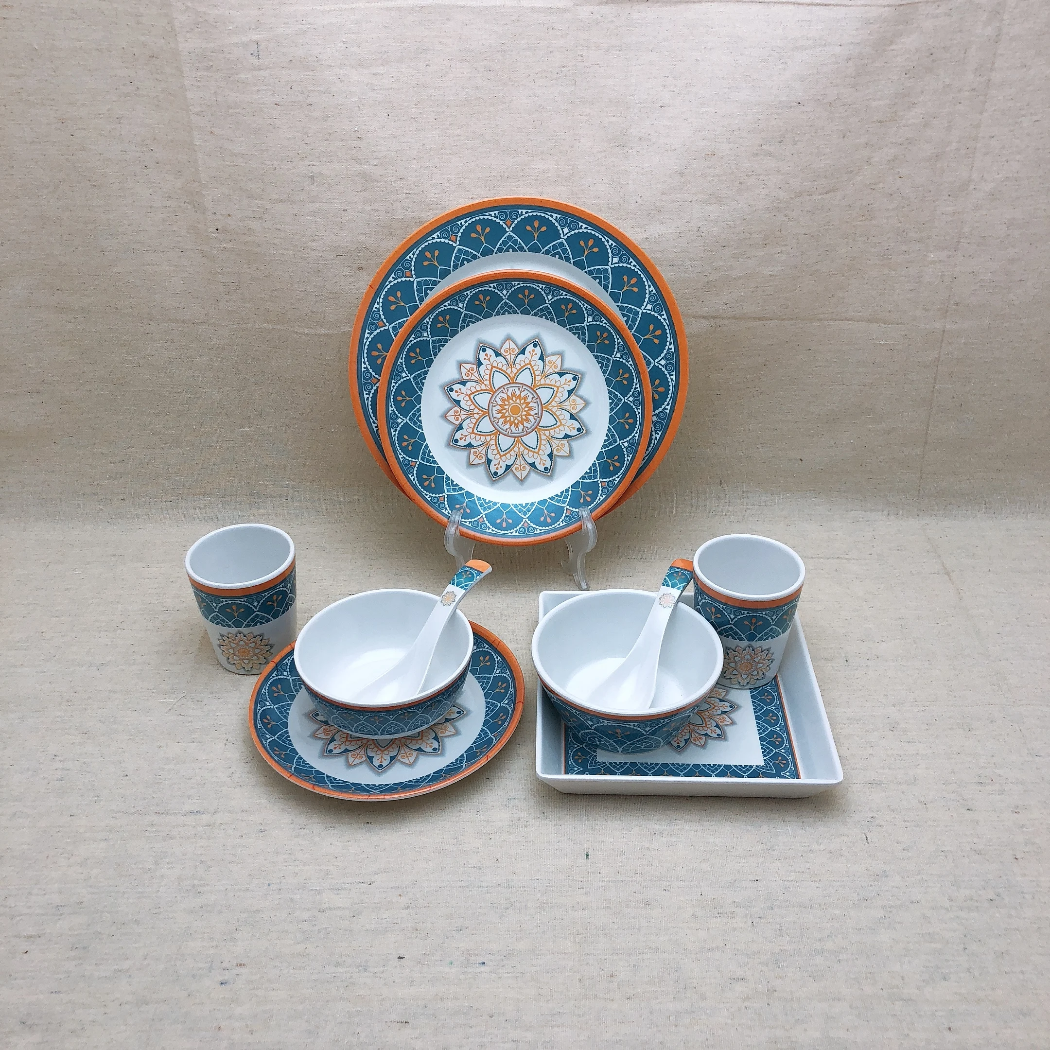 
melamine divided compartment snack serving plate melamine round dinner plates 