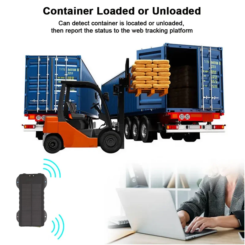 Factory Direct Truck Dashboard GPS Tracker 20000 mAh Solar Charging Tracking GPS Tracker 4G for Truck Fleet Management