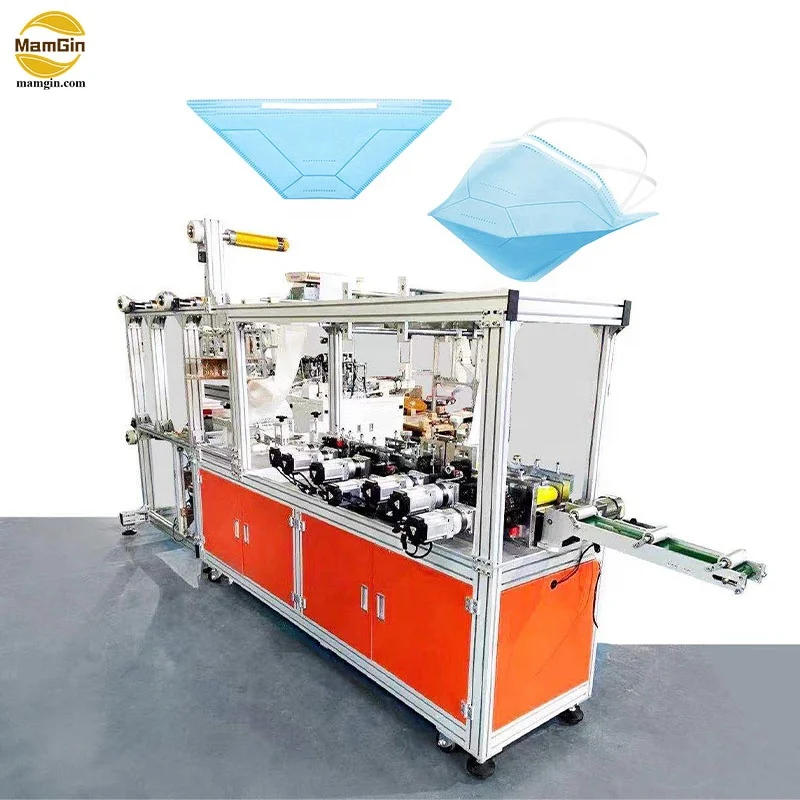 Servo Controlled N95 CAN95 KN95 FFP2 Duckbill Mask Respirator Making Machine
