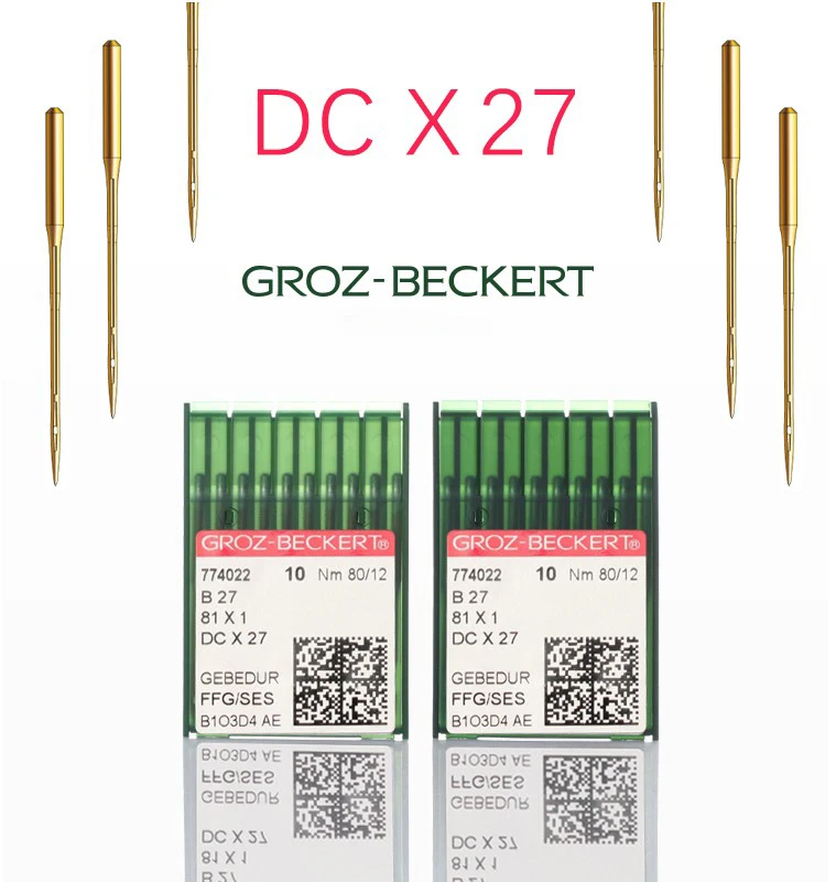 Иглы для швейных машин DBX1 Groz-Beckert 100 шт. промышленных DB * 1 16x257 вязание JUKI BROTHER