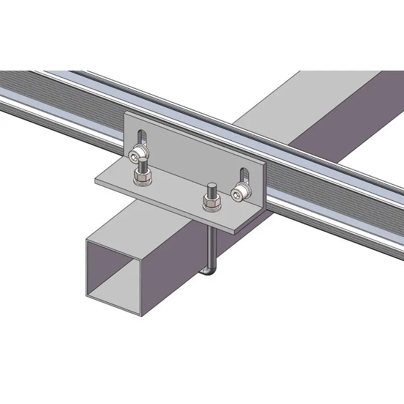 Adjustable Tilt Solar Photovoltaic Pole Ground Mounting System Ground Mounting Bracket Accessories