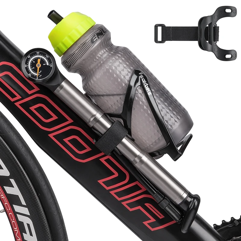 CXWXC Portable Bike Pump Bike Accessories Aluminum Alloy Mini Bicycle Pump with gauge