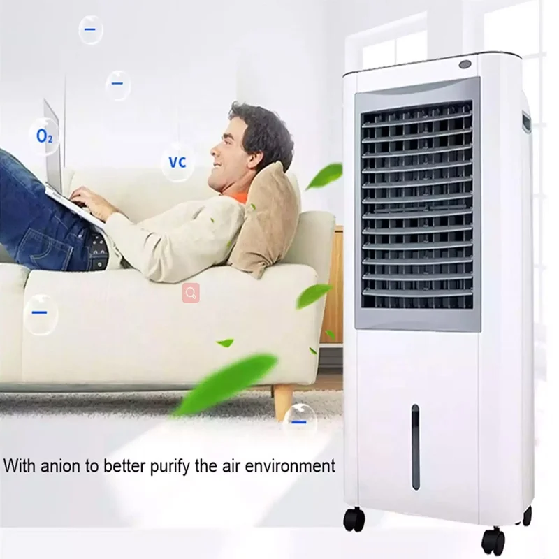 Smart Home Appliances Air Conditioner Fan 165W 3000m3/h Airflow Water Air Cooler Portable Evaporative Cooler