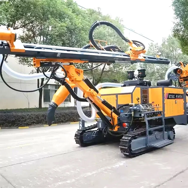 Popular Application Blast Hole Drilling Machine Kaishan KT5C Crawler Integrated DTH Drilling Rig For Mining