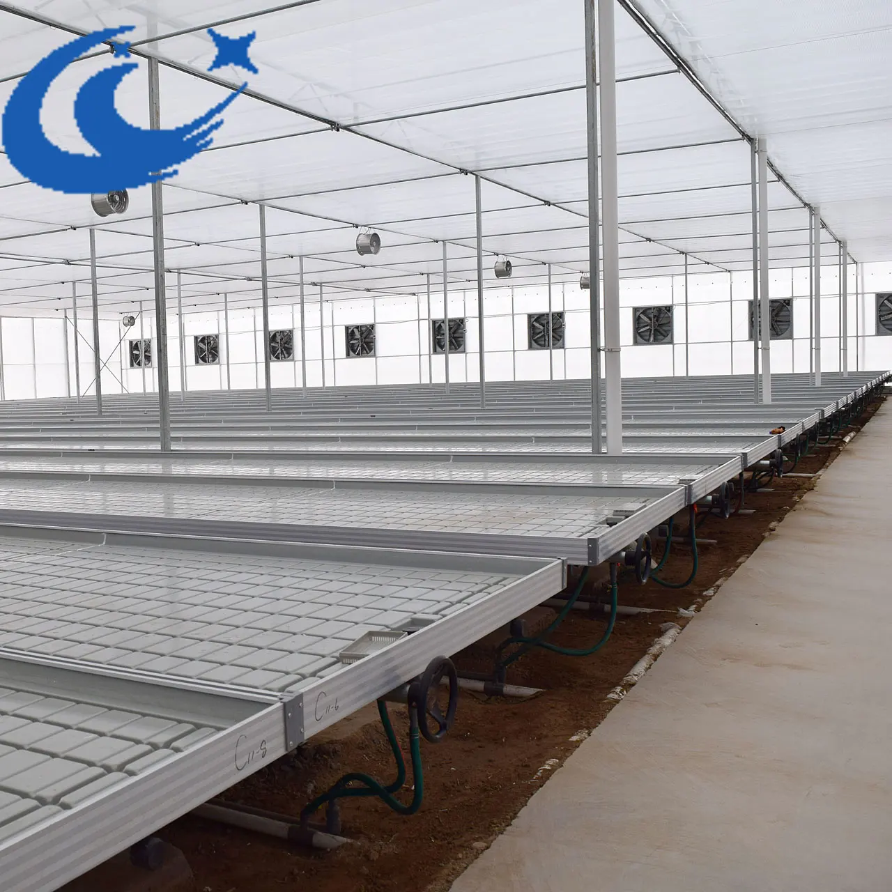 Hydroponic Fodder Table Grow Trays ABS ebb flow Rolling Bench