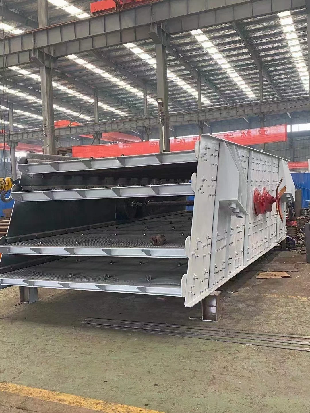 Model 2460 High Quality Straight Line Sifter Popcorn Spice Salt Sawdust Linear Vibrating Screen