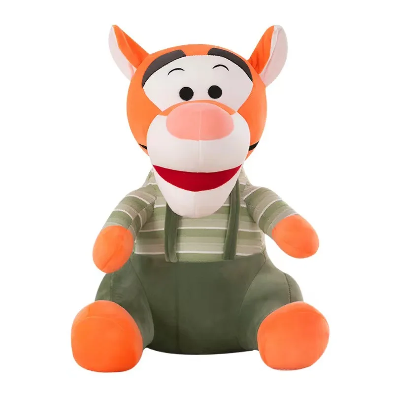 wholesale Cute overalls Tiger New Year plush toys dolls Tigger Internet celebrity girls Heart Tiger dolls