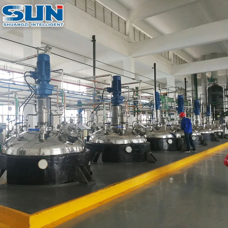 SIP Automatic Control 5000L Jacketed Heating Chemical Stirred Tank Reactor