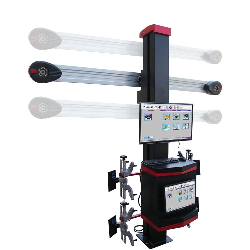 Wheel Alignment 3D Wheel Aligner for 4 Post Car Lift Wheel Alignment Equipment Auto Repair Lifting Machine Free Database Upgrade