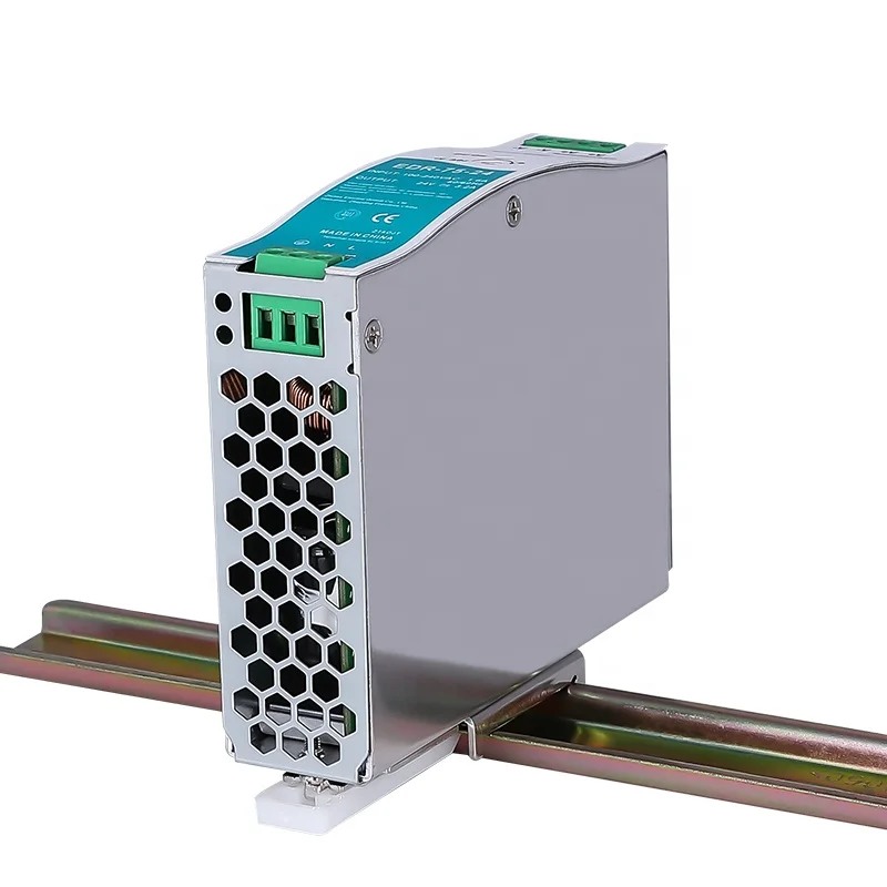Meanwell Din Rail Power Supply EDR Series 75w 120w 150w 12v 24v 48v 1A 6A 5A 10A  Din Rail Industrial control system