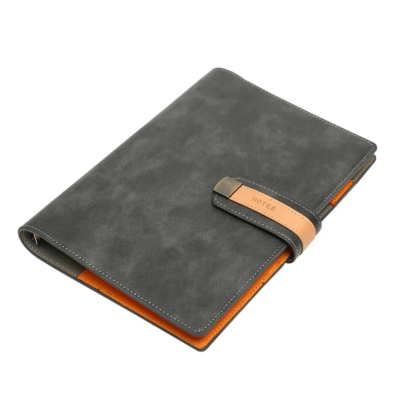 Foam Cotton Inserts Soft Pu Cover Journals With Magnetic Buckle Manufacturer A5 Pu Leather Notebook Custom Notebook With Logo