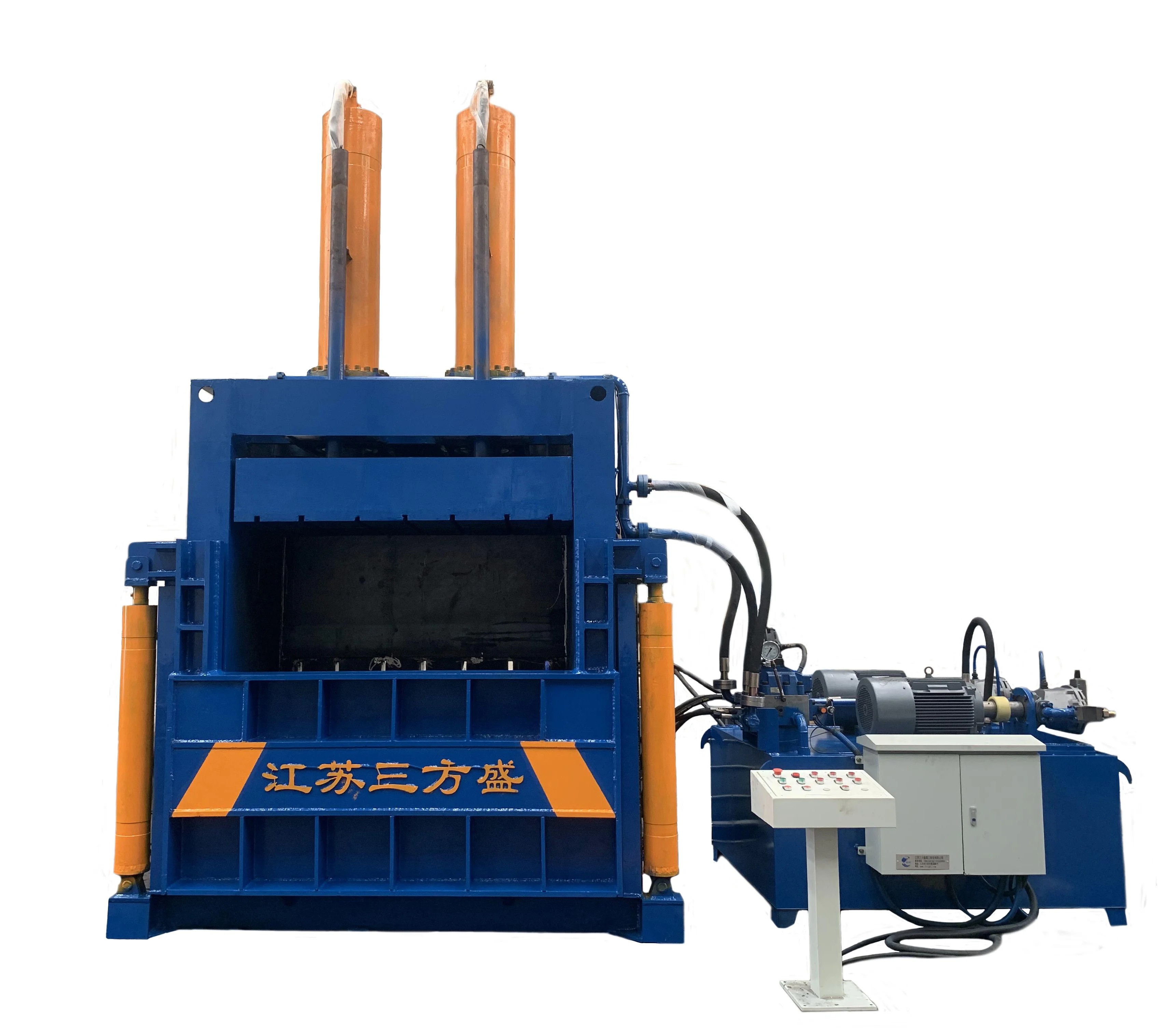 Y82T-400 Vertical Hydraulic Semi-automatic Scrap iron Stainless Steel Baler Metal Machine
