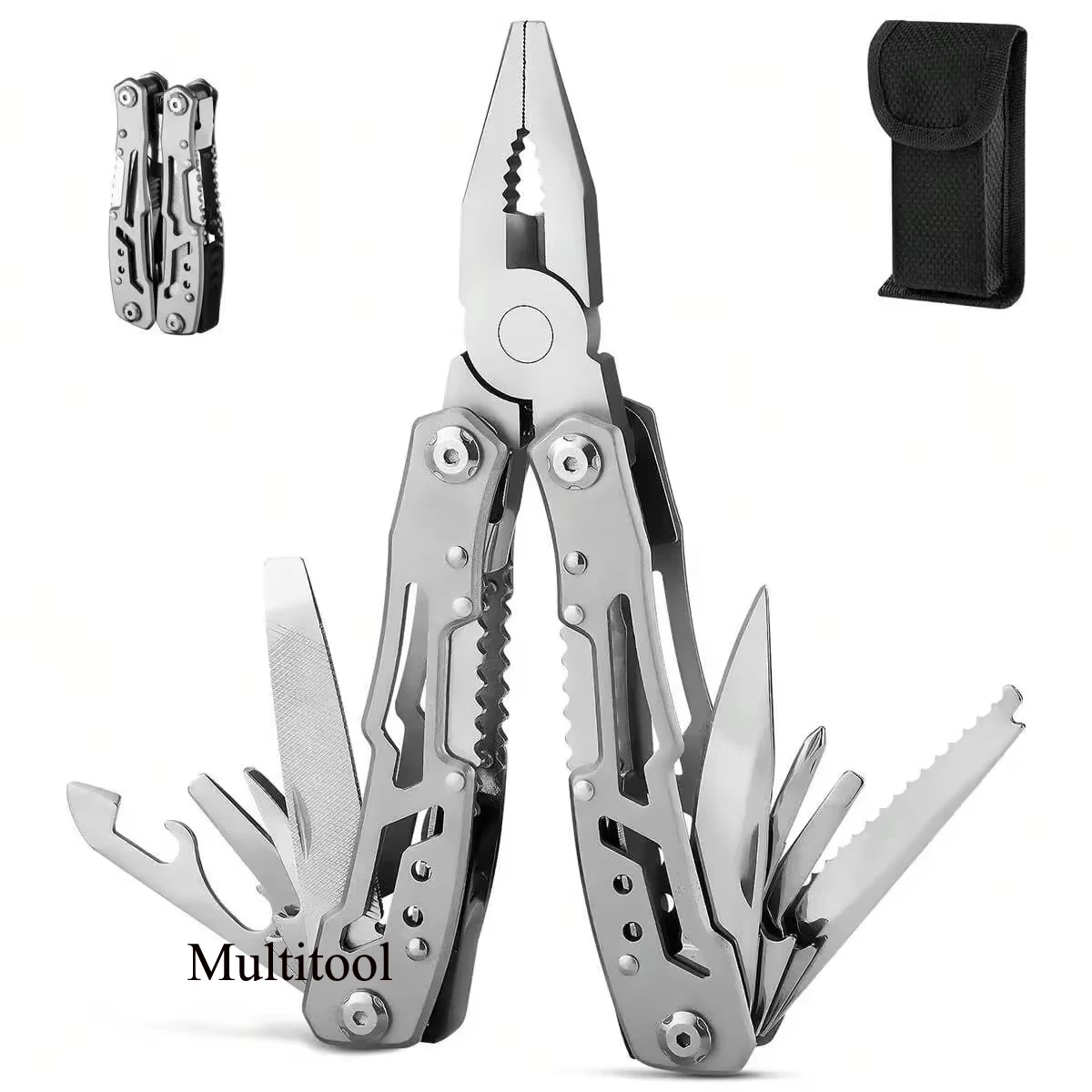 Multitool Professional Stainless Steel Multi Tools Multitool Pliers Folding Knives Plier for Outdoor Camping Emergency
