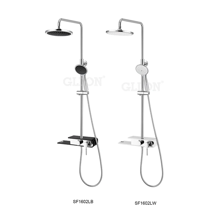 Bathroom Rainfall Shower Set Bath Room Shower Column SPA Massage Jet Waterfall Rain Shower Panel