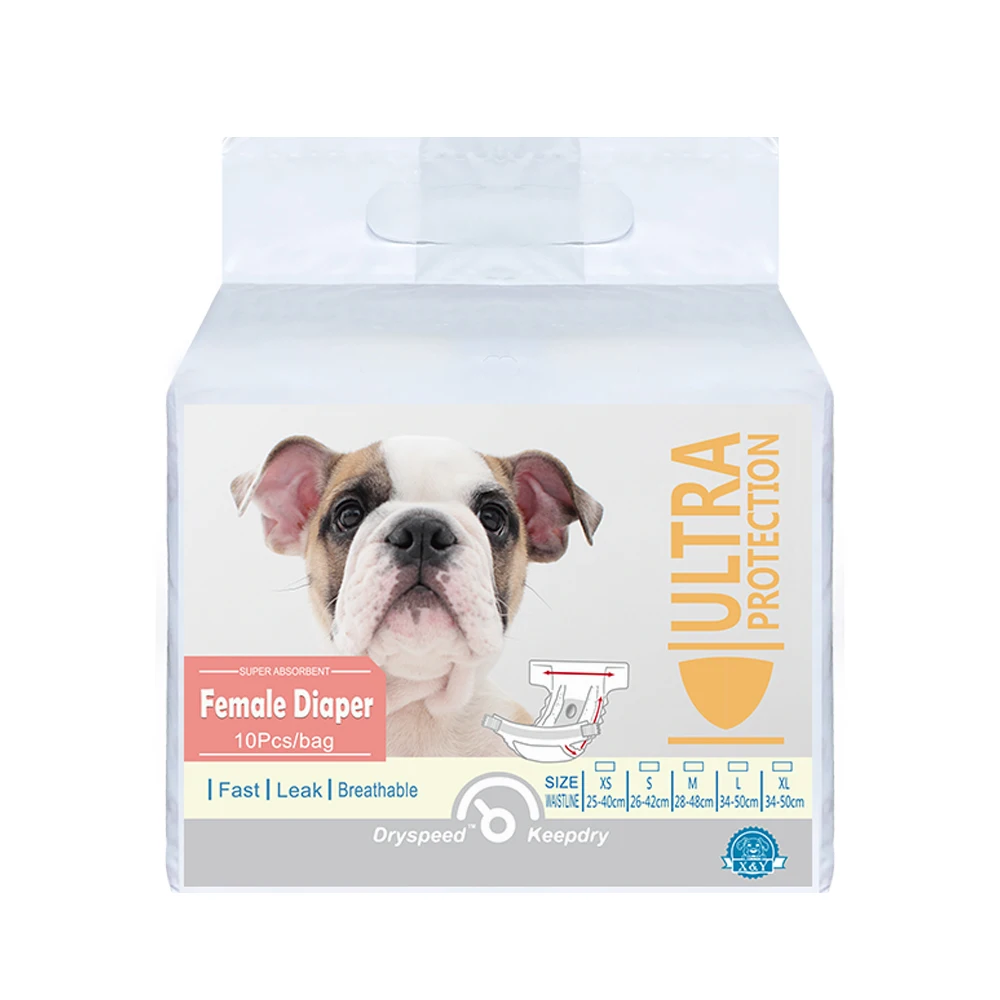 Dog Pet Diapers Wholesale Price Disposable Pet Cleaning Products For Small Animals Magic Tape