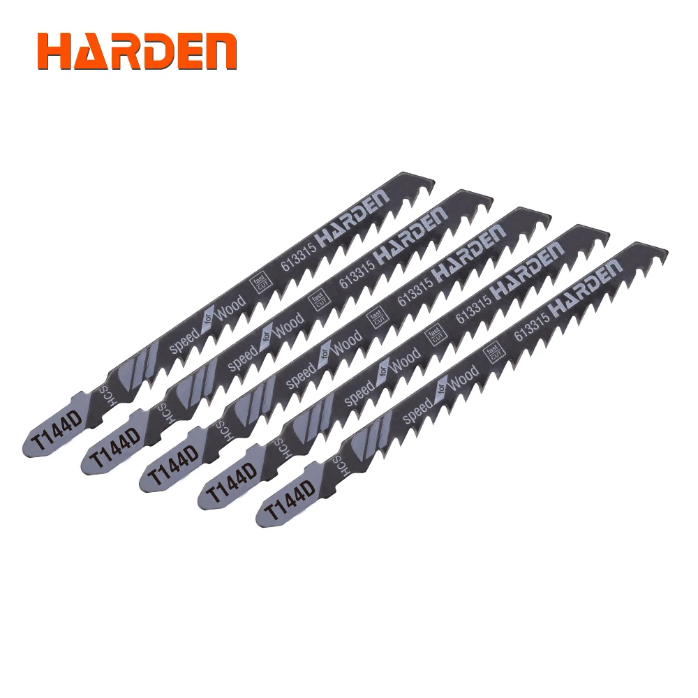 5Pcs Set Wood Curve Cutting Blades T-handle T144D for wood HCS Jig Saw Blades