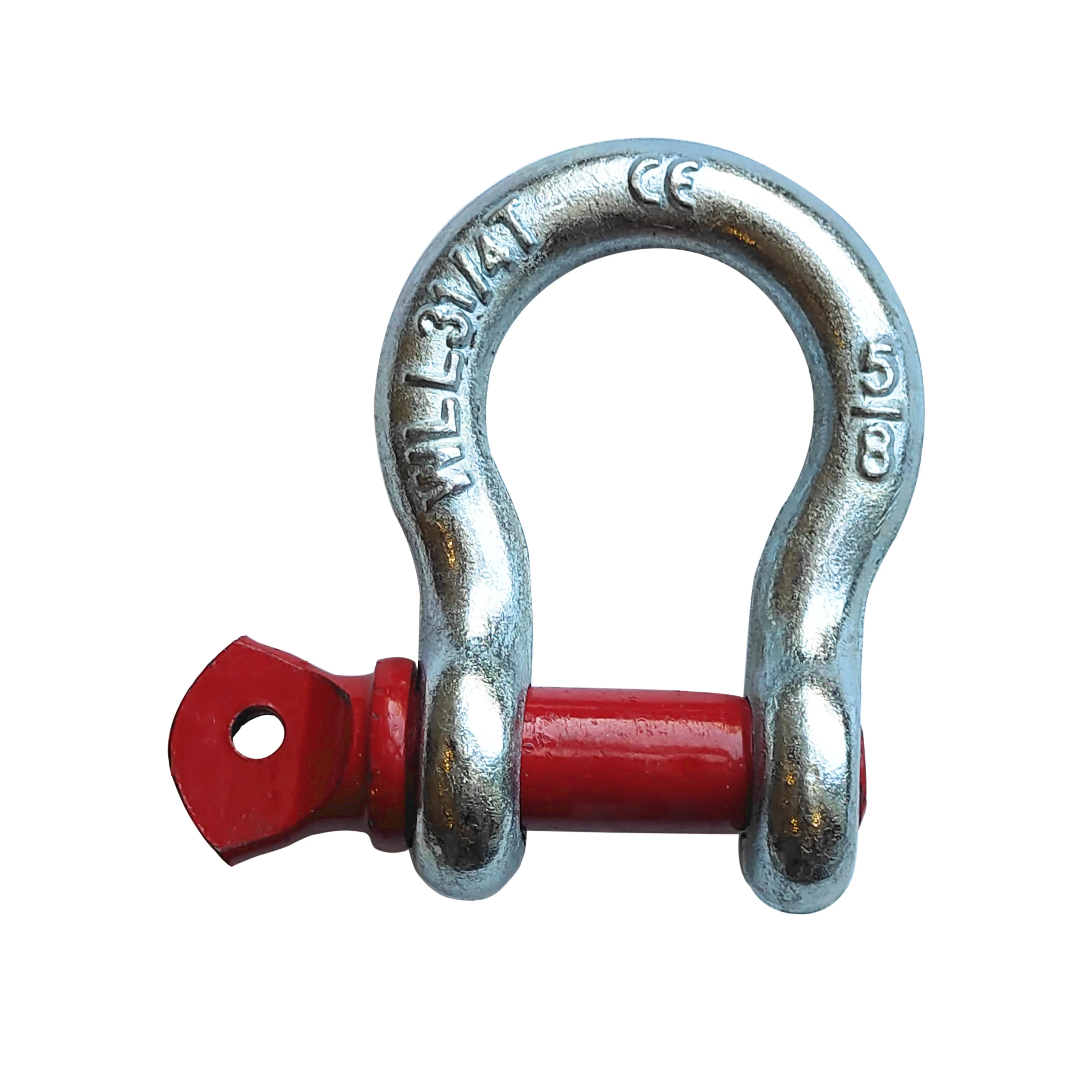 D Shackle Bow and Dee Type Shackle Different Types Wll 2t~110t G209 G210 Shackles Galvanized 0.33T-150T